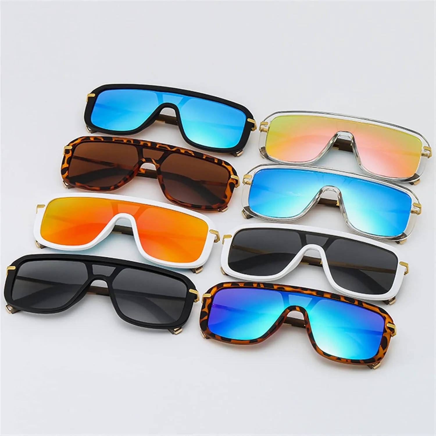 

Поляризованные солнцезащитные очки XINXIN в крупной оправе для мужчин и женщин, спортивные, для активного отдыха и праздников (Цвет: E, Размер: Средний), E