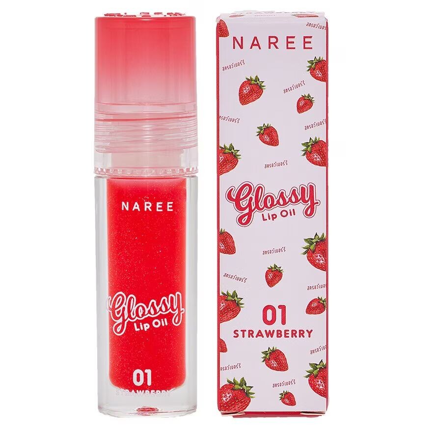 

Naree Глянцевое масло для губ 2,5г. 01 Клубника, STRAWBERRY