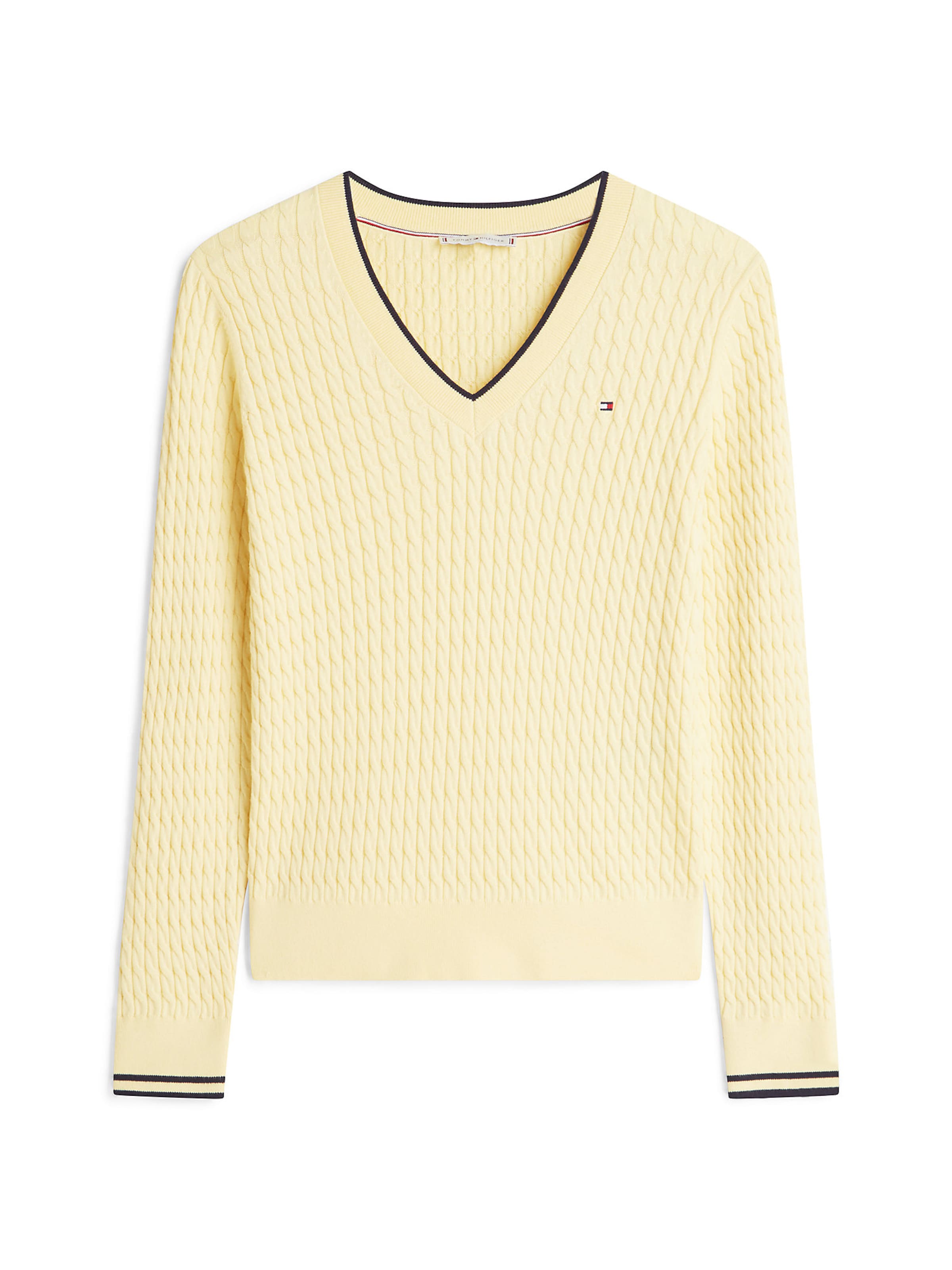 

TOMMY HILFIGER Свитер в светло-желтом цвете