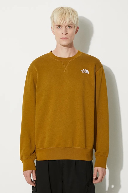 

Рубашка Essential Relaxed Crew The North Face, зеленый