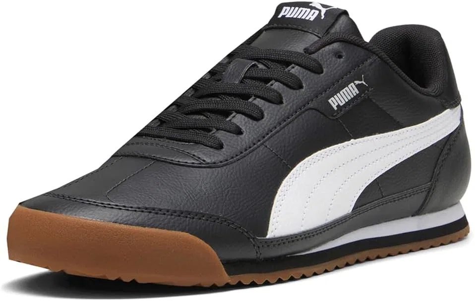 Мужские кроссовки Puma Turino II на шнуровке, повседневные, черные — фото 2