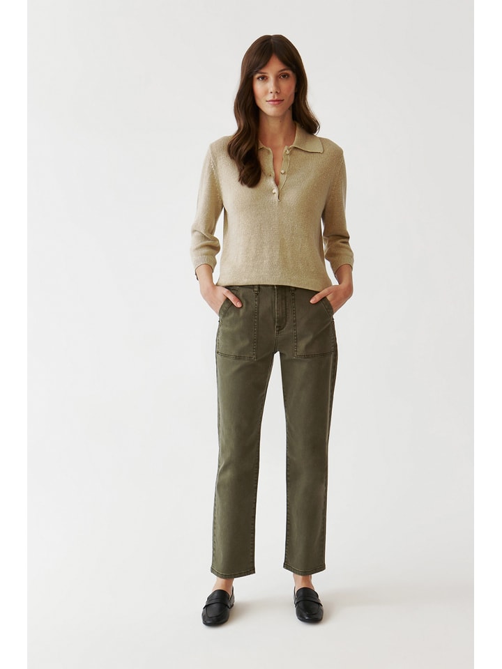 

Джинсы - стандартного кроя - цвета хаки TATUUM