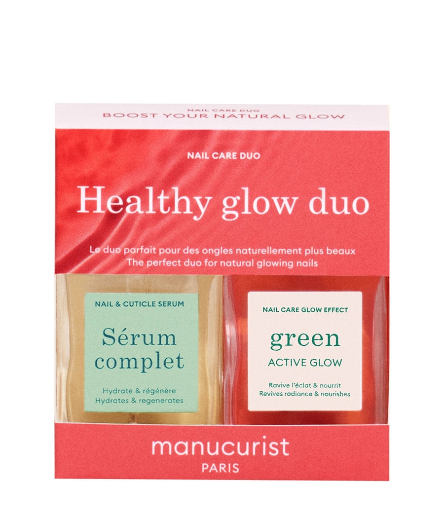 

Набор лаков для ногтей manucurist Nail & Hand Care Healthy Glow Duo, 1 шт.