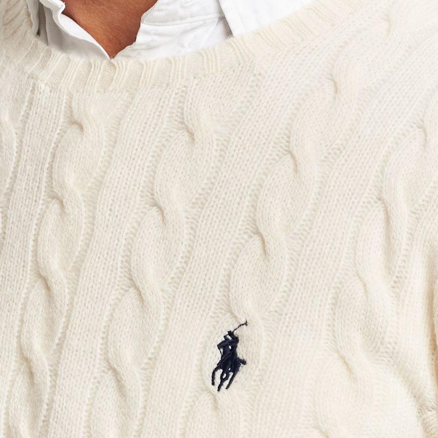 Свитер мужской Polo Ralph Lauren, экрю — фото 4