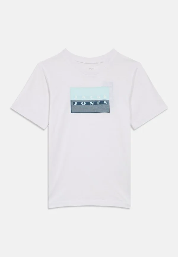 Футболка с принтом в виде точек jcofusion Jack & Jones Junior, Bright White