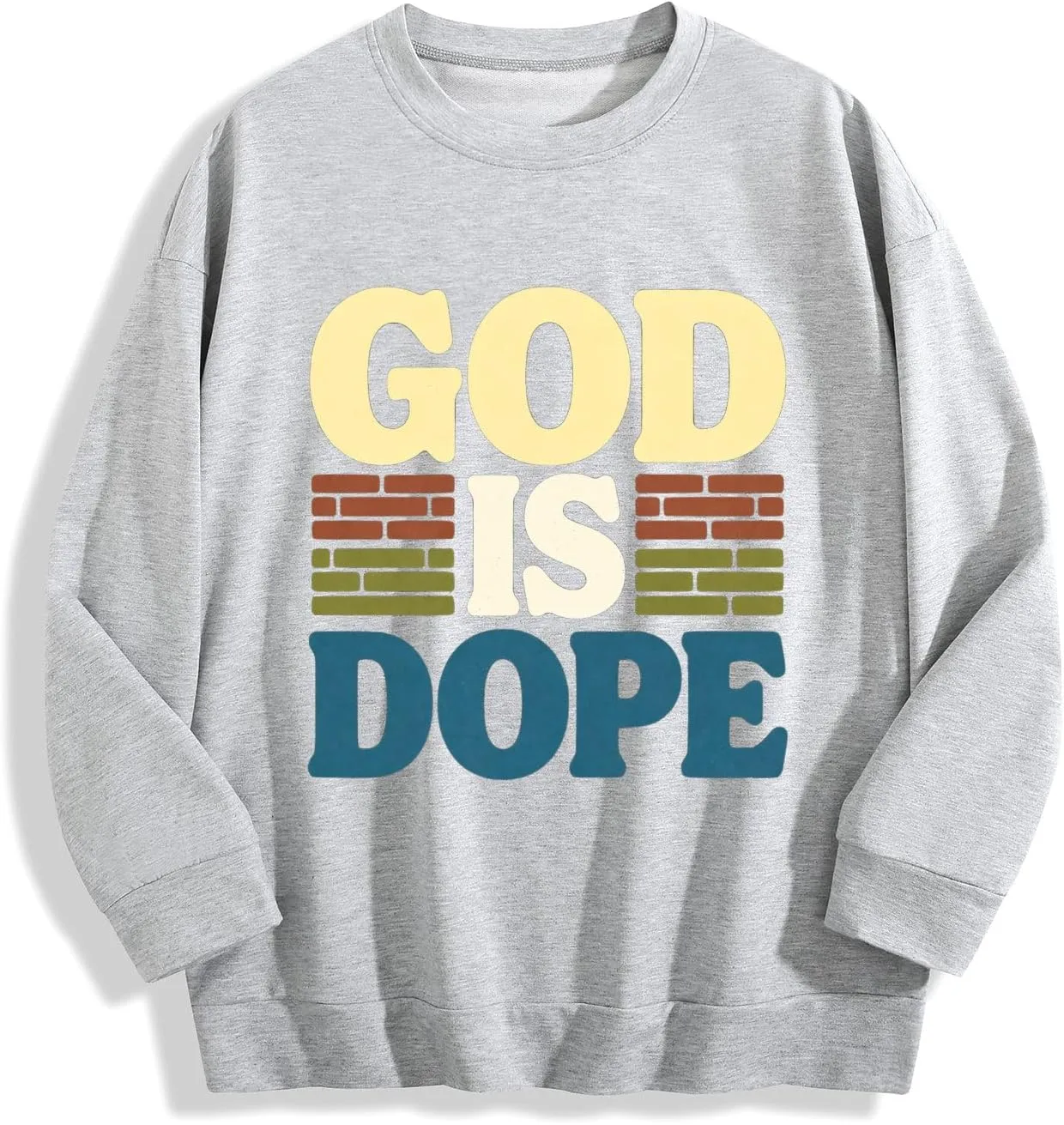 

Толстовка с капюшоном RIDGE & VALOR God Is Dope с христианским принтом