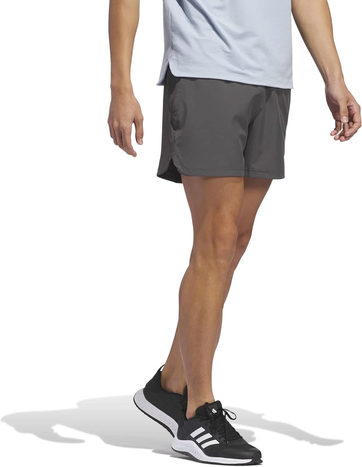 Шорты для тренировок adidas, серый, Regular fit — фото 2