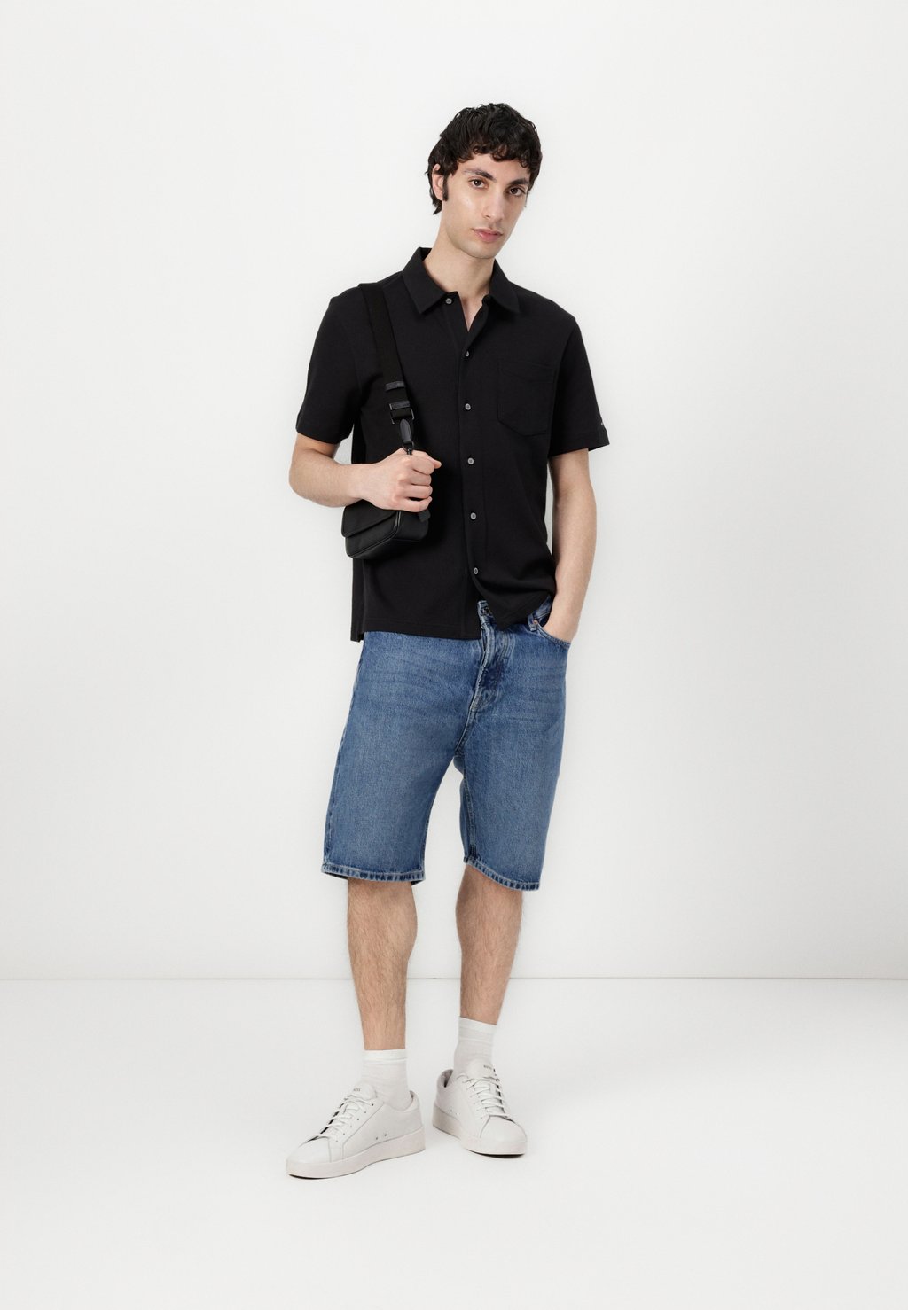 Рубашка OPEN FULL PLACKET Tommy Hilfiger, черный — фото 2