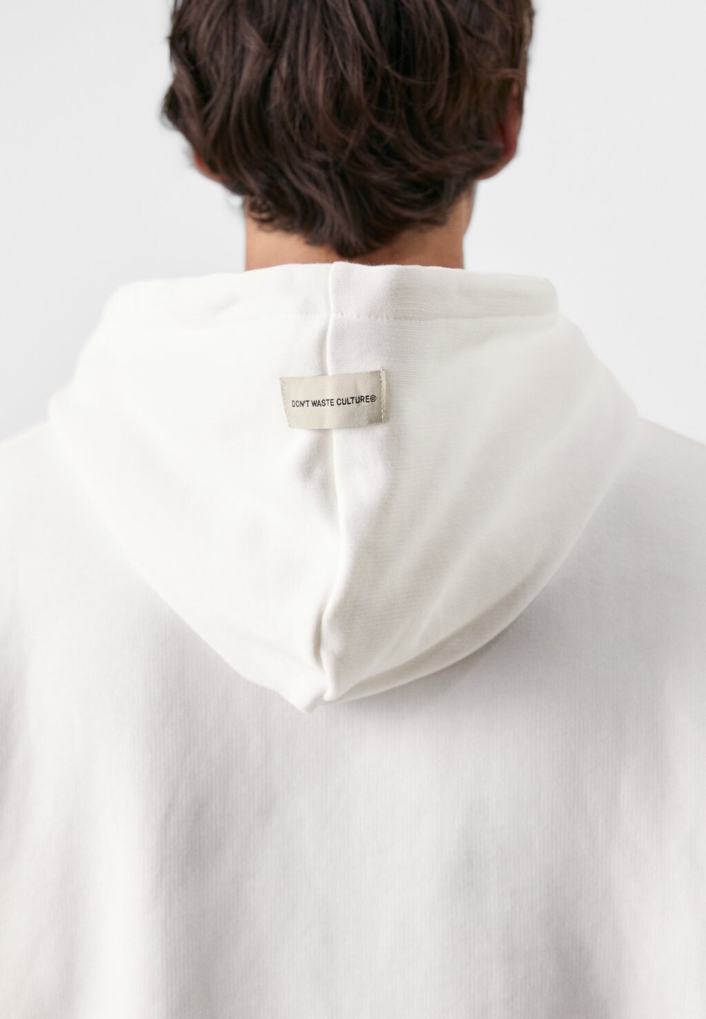 

Толстовка с капюшоном SEVERO UNISEX Don't Waste Culture, белый