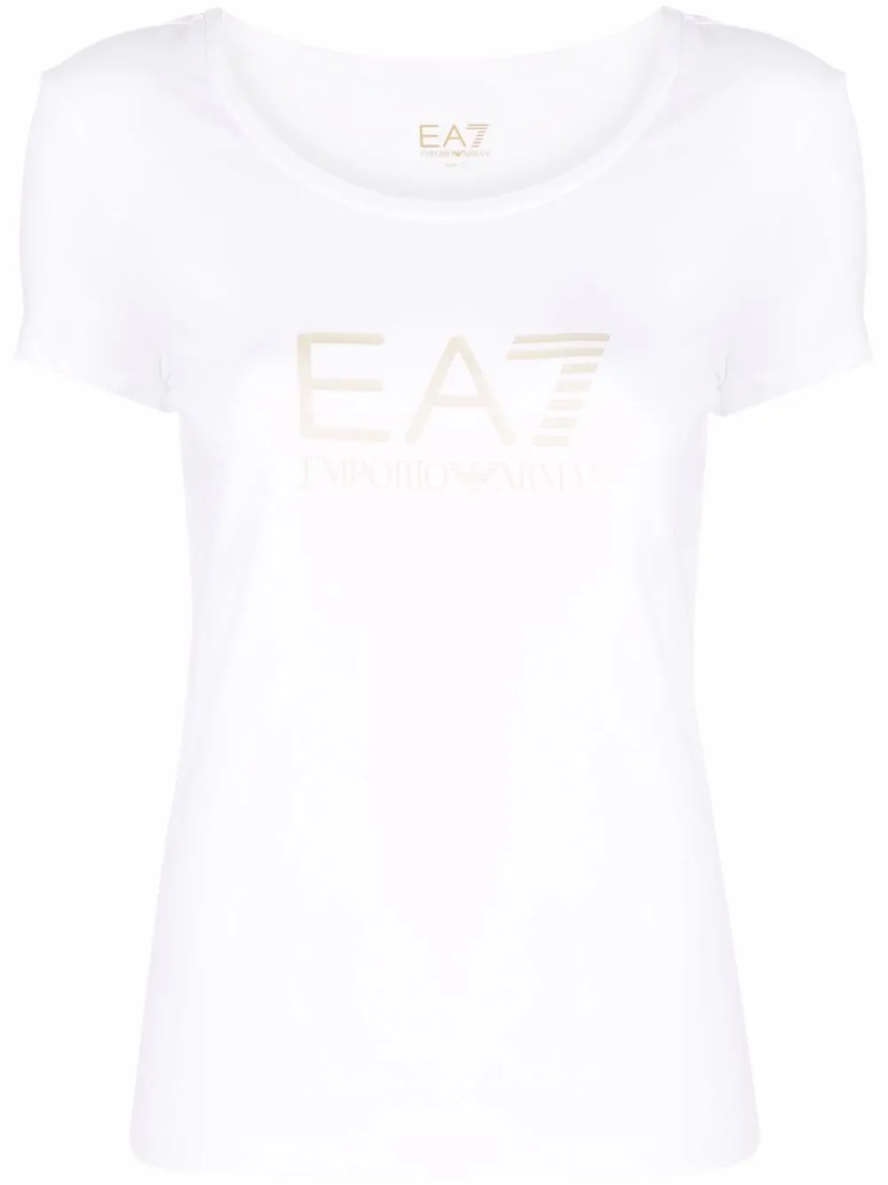 

Футболка с логотипом Ea7 Emporio Armani, белый