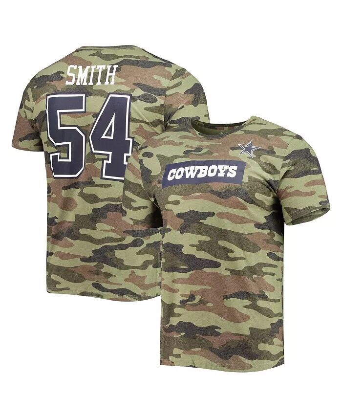 

Мужская футболка Jaylon Smith Camo Caudron с именем и номером Dallas Cowboys