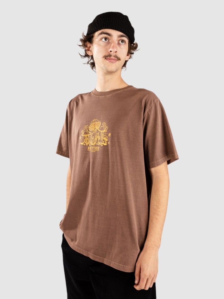 

Футболка Rhythm Fanclub Vintage T-Shirt, brown, Коричневый, Футболка Rhythm Fanclub Vintage T-Shirt, brown