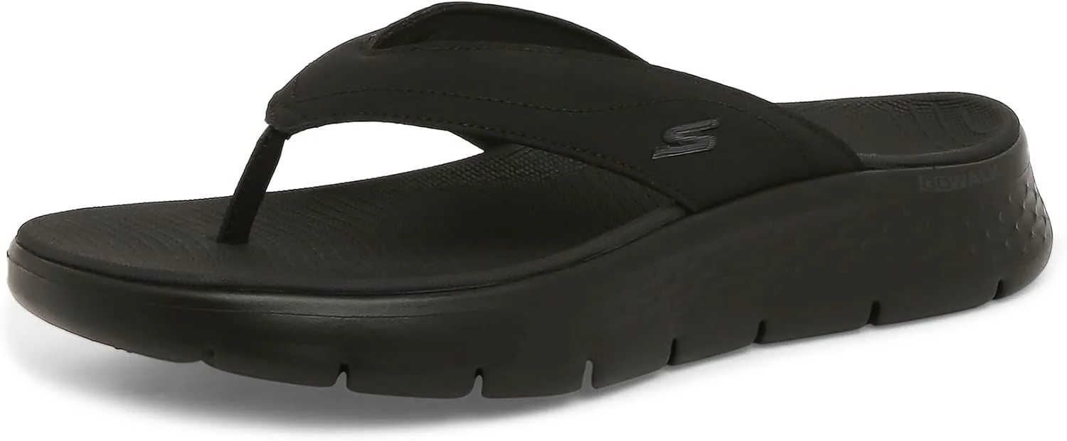 Мужские сандалии Skechers Go Walk Flex - Валлейхо, черный — фото 3