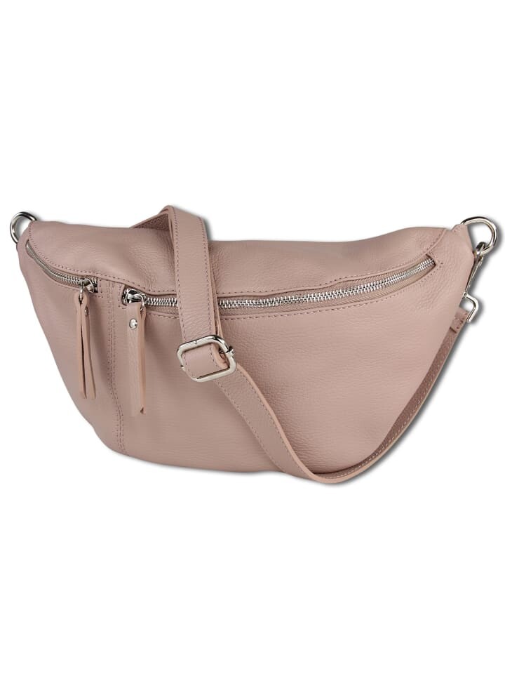 

Наплечная сумка Toscanto Gürteltasche Leder rosa ca. 37cm