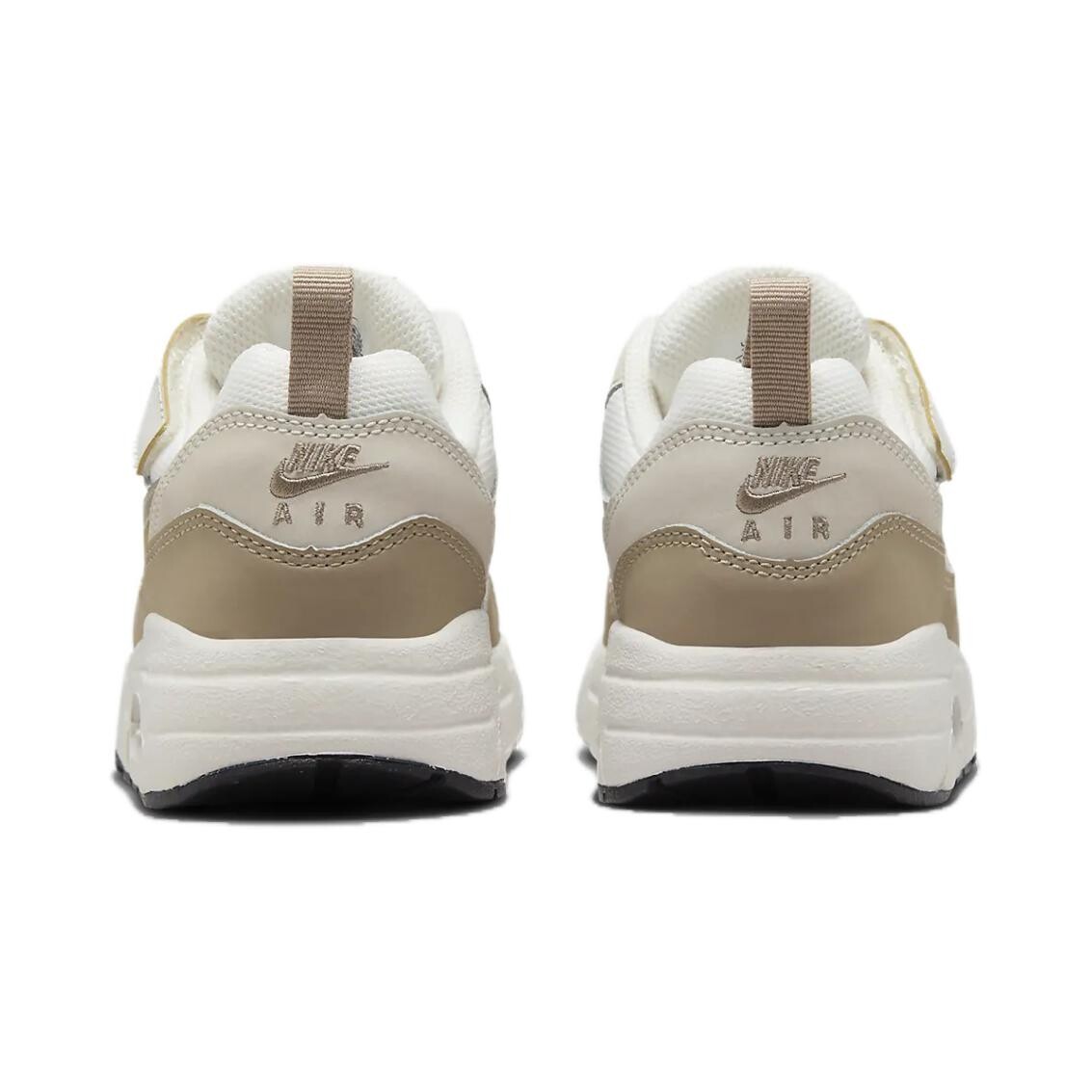 Кроссовки Nike Air Max 1 Kids Lifestyle Shoes PS Low-top White/Brown, коричневый — фото 4