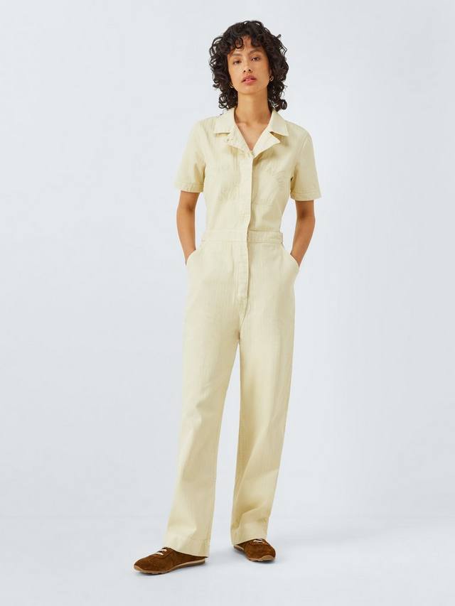 

Короткий комбинезон из хлопка с короткими рукавами Deus ex Machina, Natural