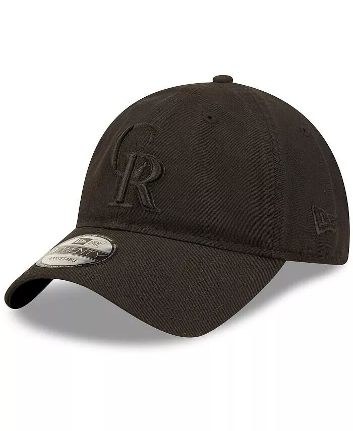 

Мужская регулируемая кепка Colorado Rockies Black on Black Core Classic 2.0 9TWENTY New Era