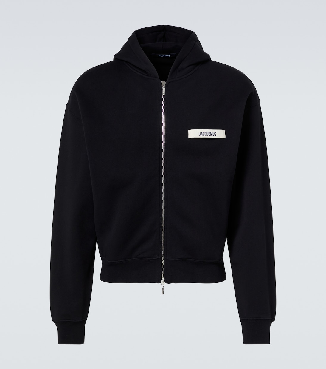 

Толстовка с капюшоном из хлопка Gros Grain Jacquemus, черный
