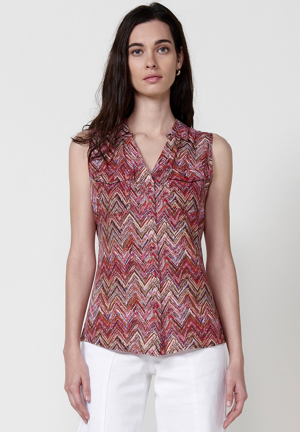

Топ Camicia Koroshi, красный