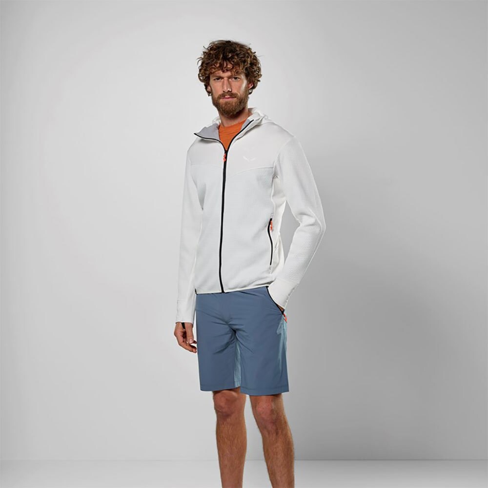 

Куртка Salewa Puez Waffle HYB PL HD, белый