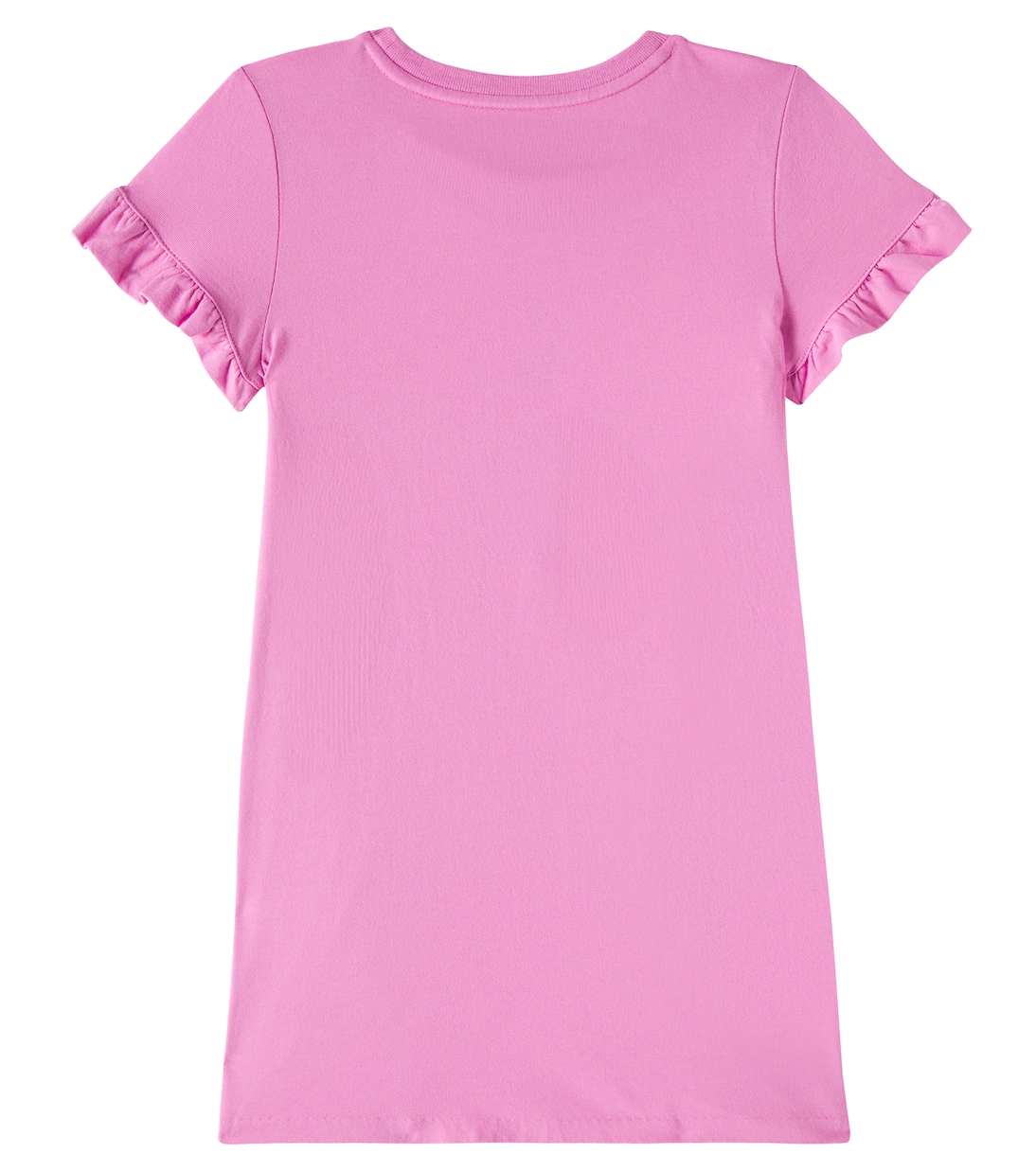 Платье Polo Bear из хлопкового джерси с оборками Polo Ralph Lauren Kids, Laguna Pink — фото 3
