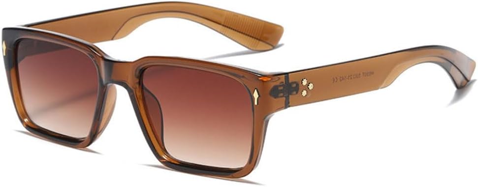 

Винтажные прямоугольные солнцезащитные очки для мужчин, из смолы, с прозрачными линзами, женские голубые солнцезащитные очки, ретро-стиль, SUN453 Generic, Mtyj043 Spots