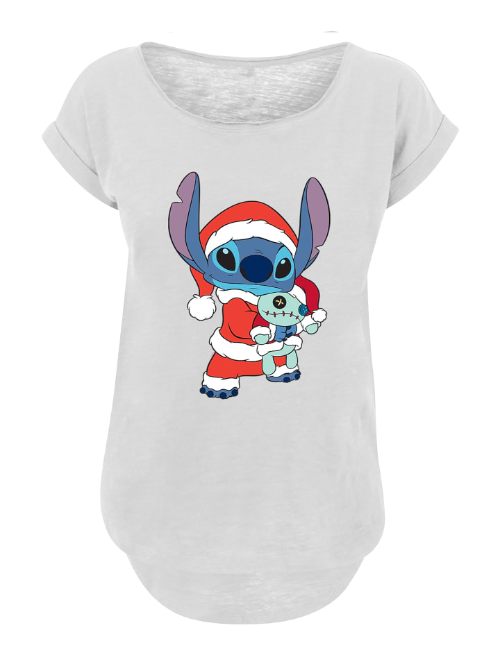 

Рождественская футболка Disney Lilo & Stitch белого цвета F4NT4STIC, Белый, Рождественская футболка Disney Lilo & Stitch белого цвета F4NT4STIC