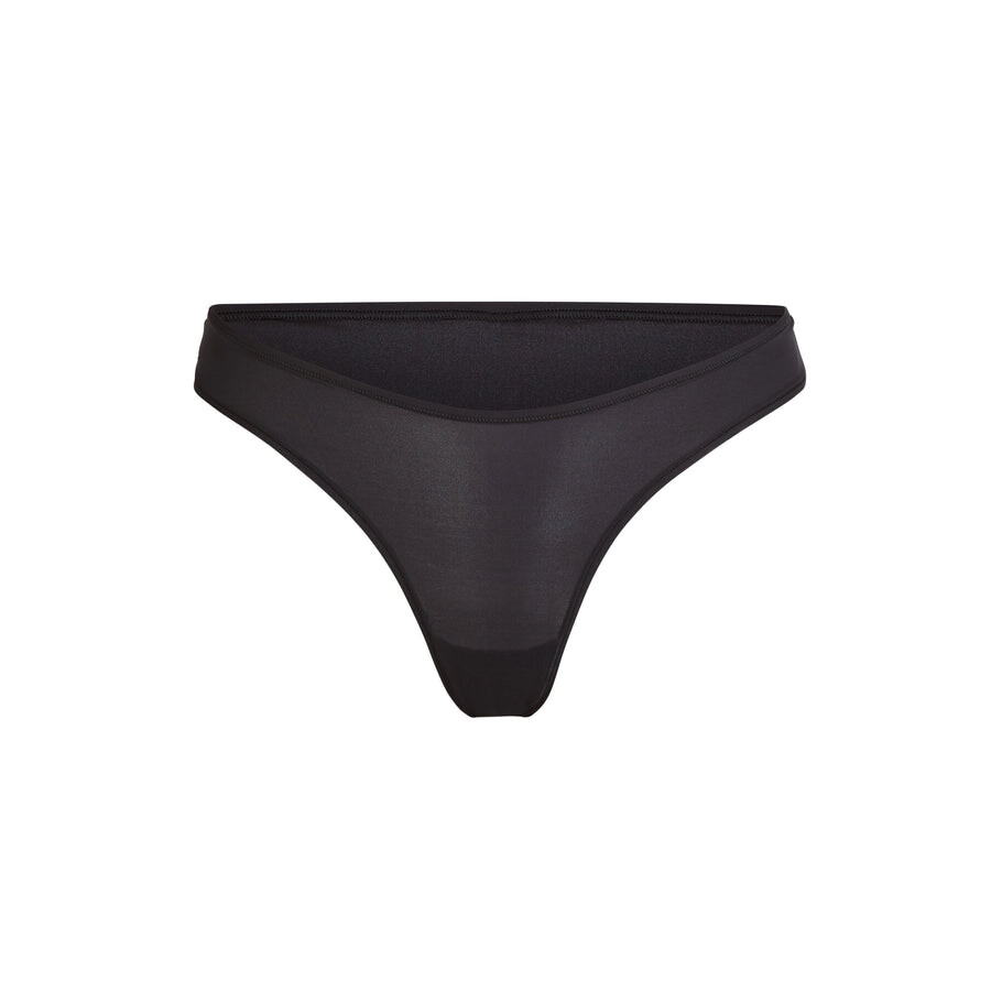 

Стринги с раскрытым лицом SKIMS Fits Everybody, цвет Onyx