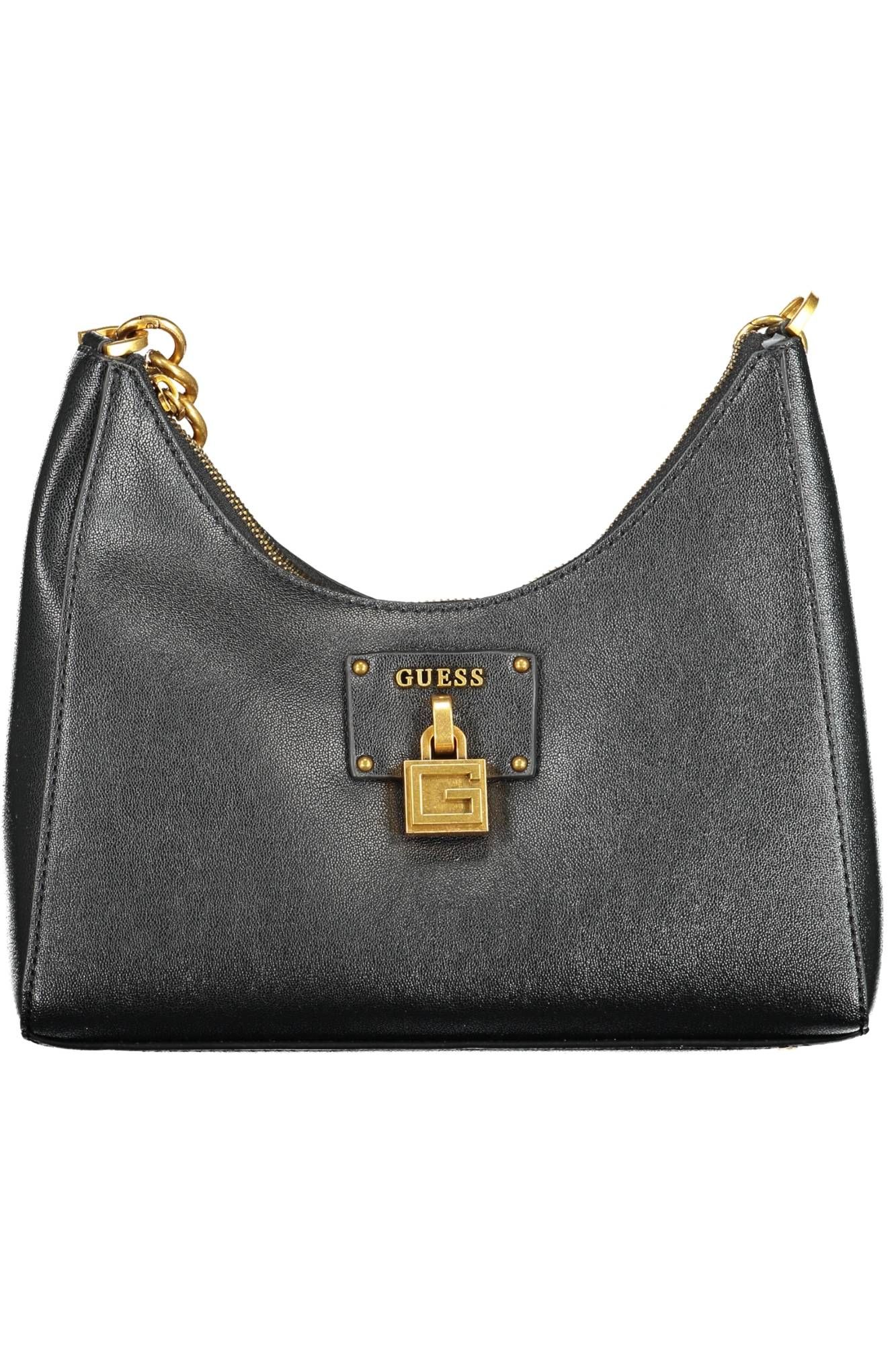 

Черная полиэтиленовая женская сумка Guess Shoes