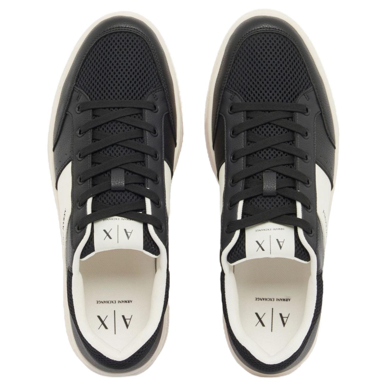 ARMANI EXCHANGE Кроссовки AE Low top Skateboard Shoes 4cm мужские черные — фото 4