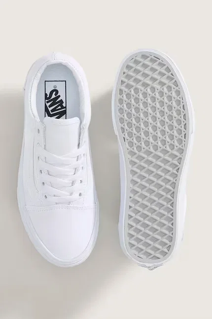 Кеды OLD SKOOL Vans, белый — фото 4