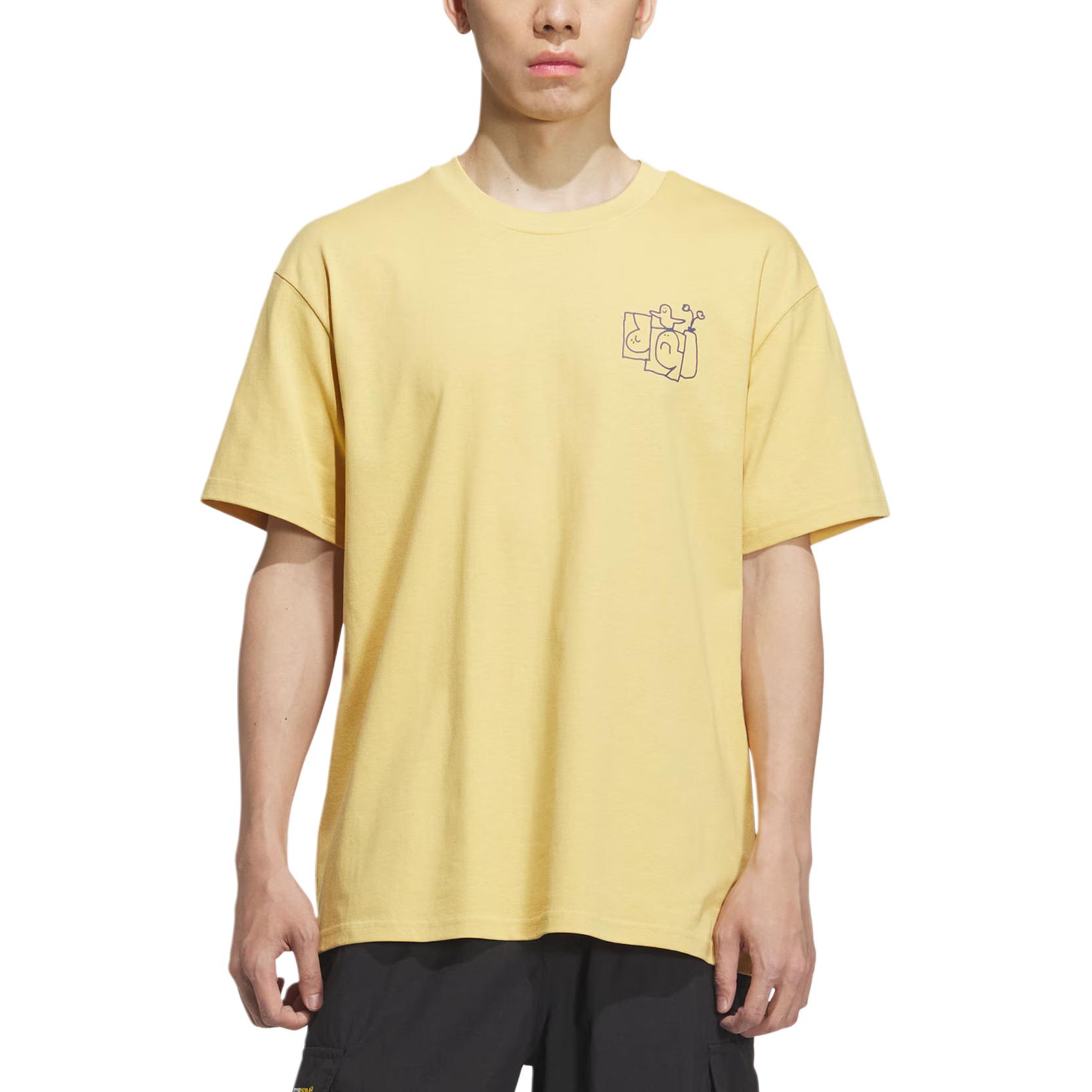 Adidas Originals Футболка Shmoofoil STAIRS T SHIRT Unisex Yellow — фото 4