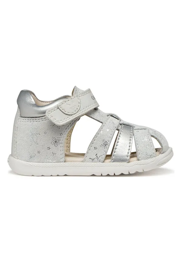 Сандалии для ходьбы macchia Geox, White Silver