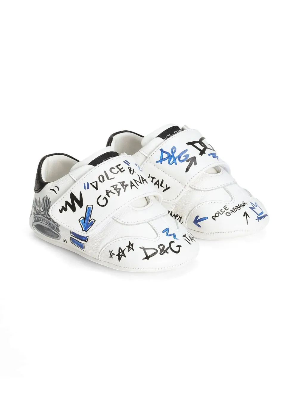 

Кроссовки с принтом Dolce & Gabbana Kids, белый