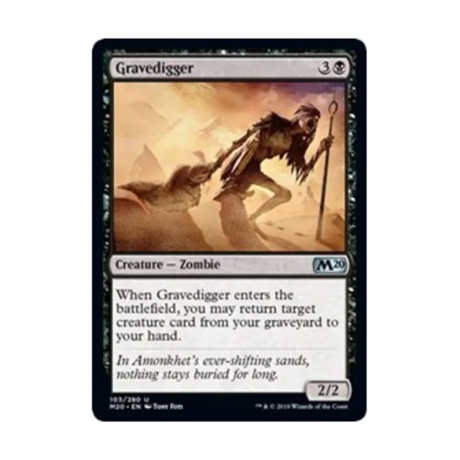 

CCG Могильщик (U), MTG - Core Set 2020