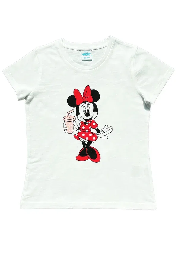 Футболка Disney minnie mouse print t-shirt Mickey & Minnie, белый
