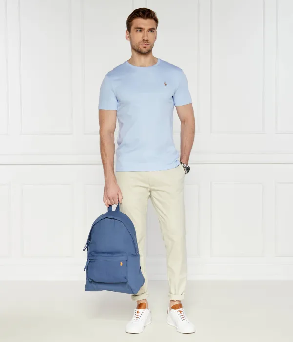 Футболка Custom fit Polo Ralph Lauren, синий — фото 2