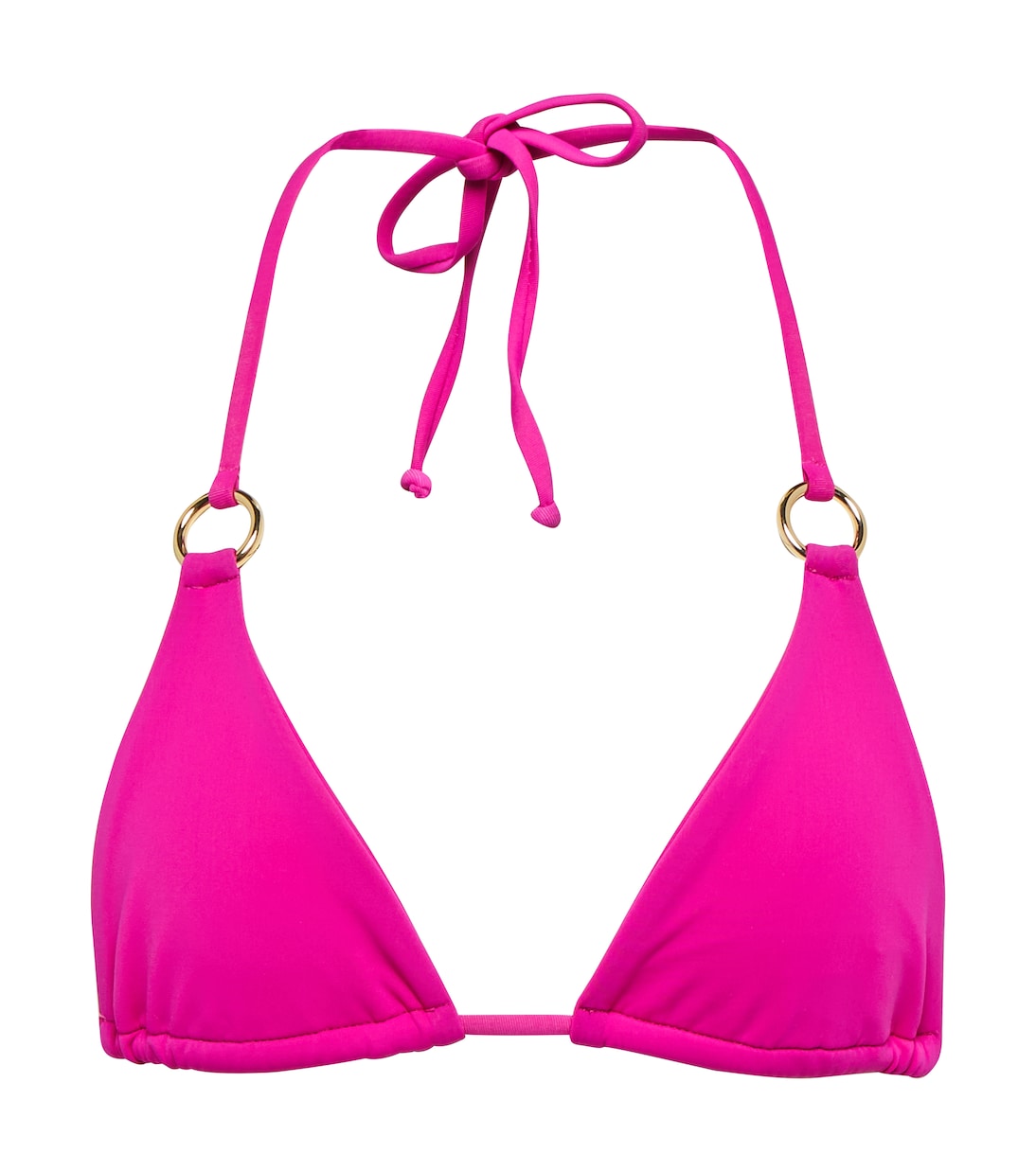 

Мини-топ бикини с кольцом Louisa Ballou, Neon Fuschia
