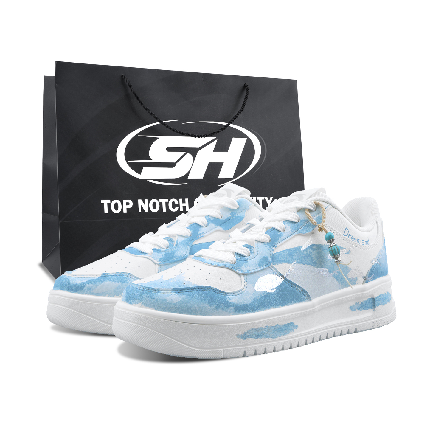 

Свободные устойчивые к истиранию сбалансированные низкие кроссовки для скейтбординга мужские ANTA, синий Shopping Bag