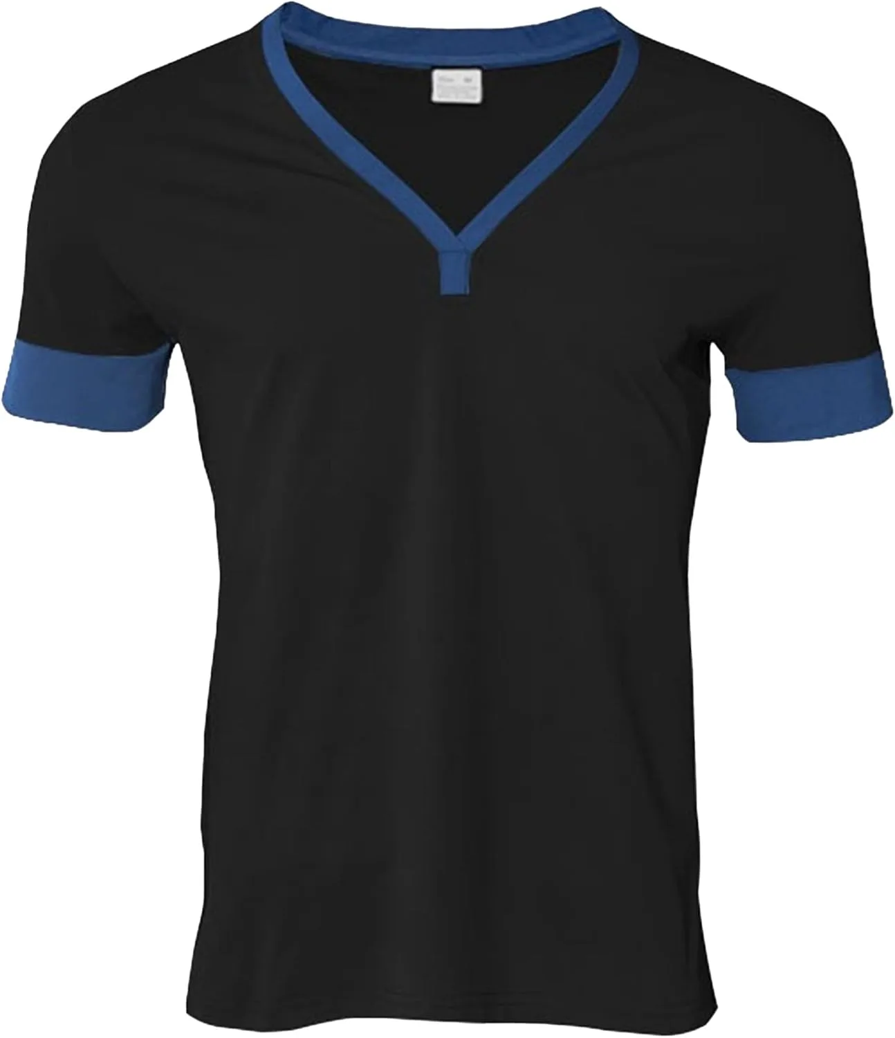 

Мужская футболка с V-образным вырезом, свободный крой, летняя Aosufei