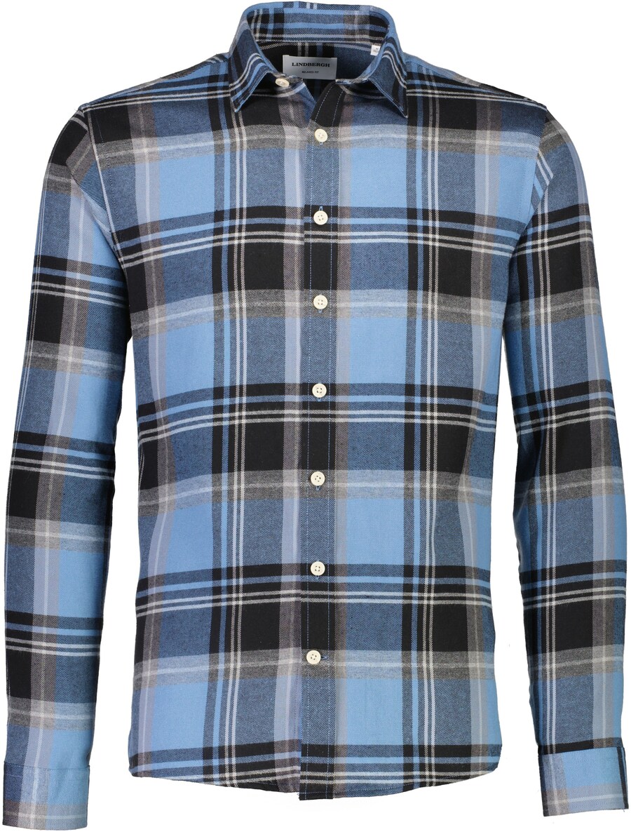 

Рубашка на пуговицах классического кроя Lindbergh, Blue