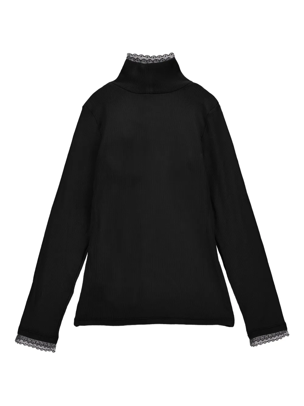 Топ в рубчик с логотипом Philosophy Di Lorenzo Serafini Kids, черный — фото 2