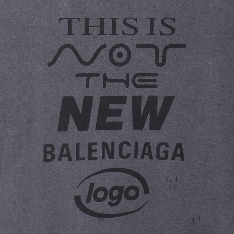 Футболка мужская Balenciaga Organic, черный — фото 3
