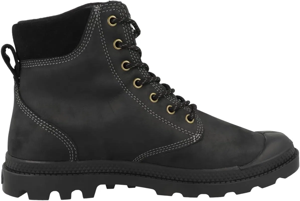 Ботинки Palladium Unisex Pampa SC Thins WP+ Ankle Boot, Black — фото 3