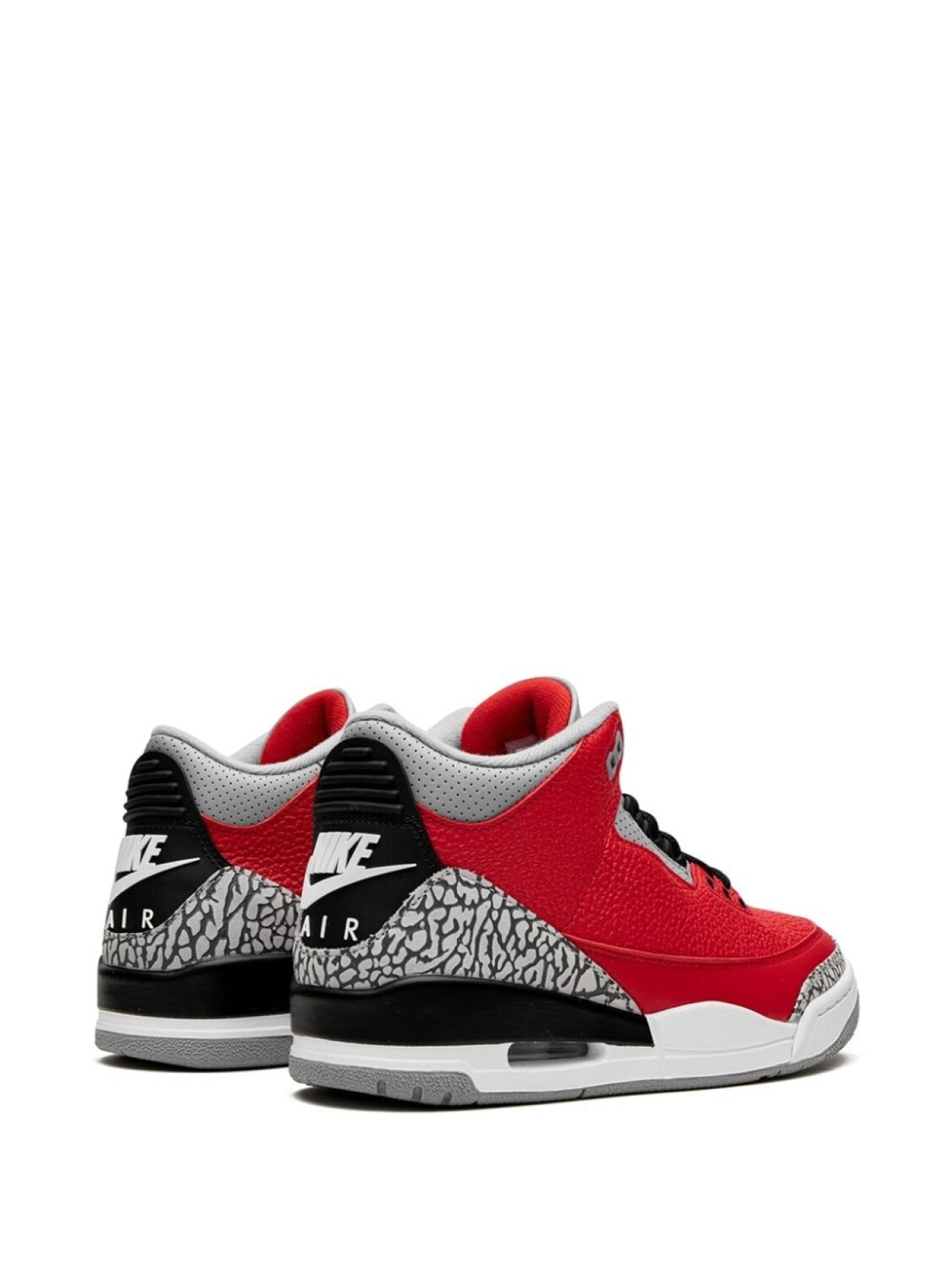 Кроссовки Air 3 Retro Jordan, красный — фото 3