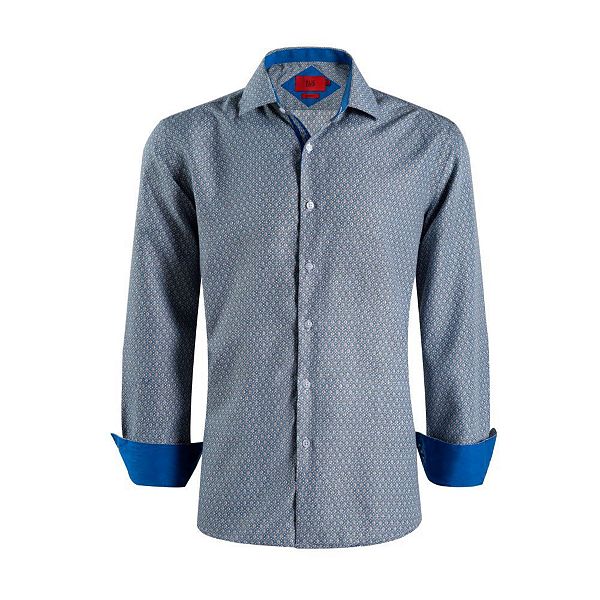 

Мужская рубашка с геометрическим принтом Slim fit Elie Balleh