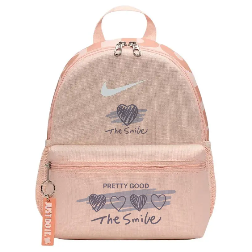 

Nike Тканевый рюкзак унисекс кораллово-красный и абрикосово-желтый, Loving smile
