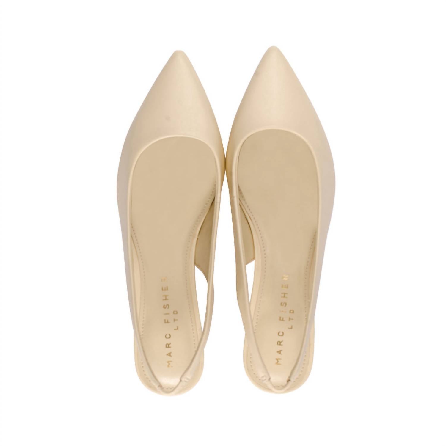 Женские туфли Posey Leather Heel в цвете Ivory Marc Fisher — фото 2