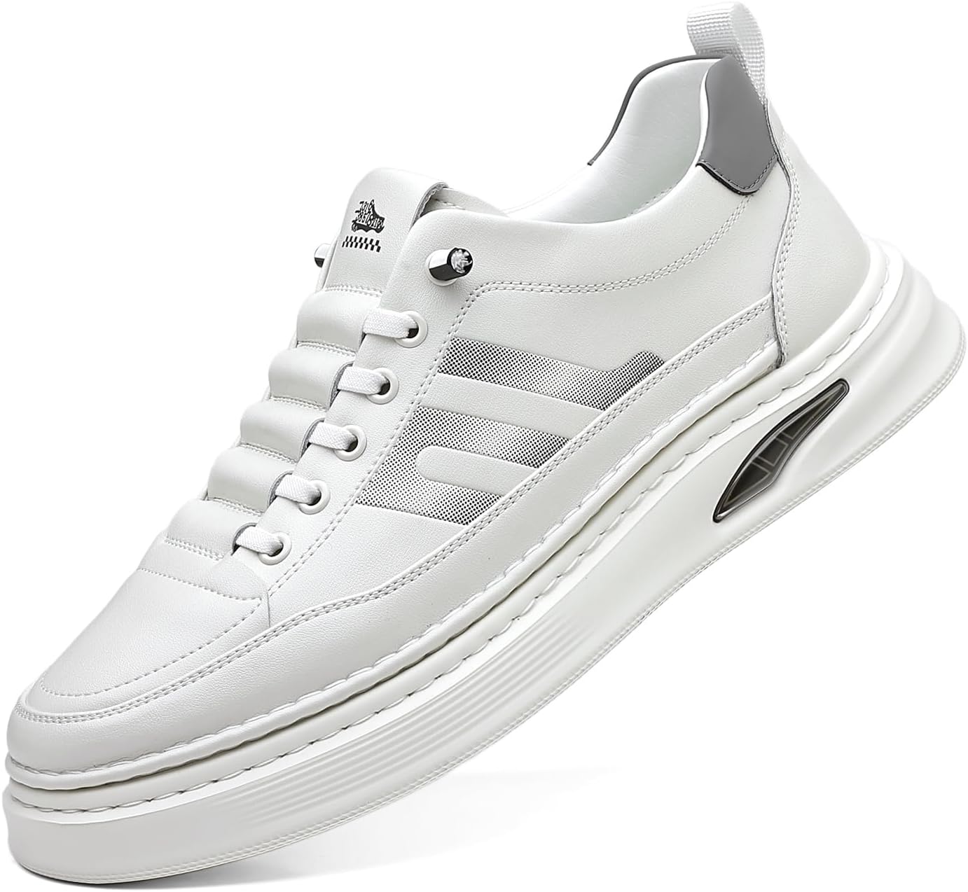 

Мужские кожаные модные кроссовки, повседневные, простые, ручной работы, винтажные, низкие, с закругленным носком, на платформе, слипоны, лоферы, удобные кожаные теннисные туфли Lhyxu, коричневый