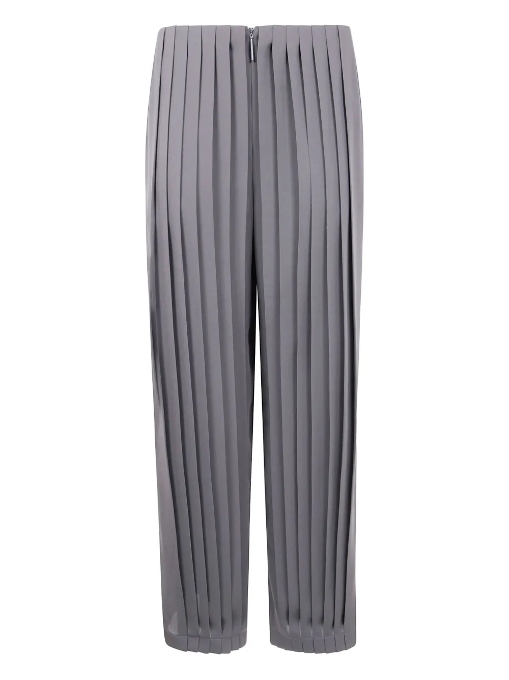 

Плиссированные шелковые брюки GIORGIO ARMANI, серый